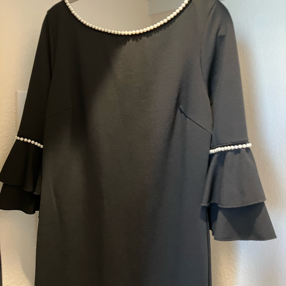 Pretty Dress with pearl trim
